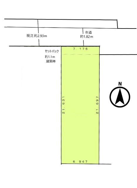 東大和市清水3丁目 区画図