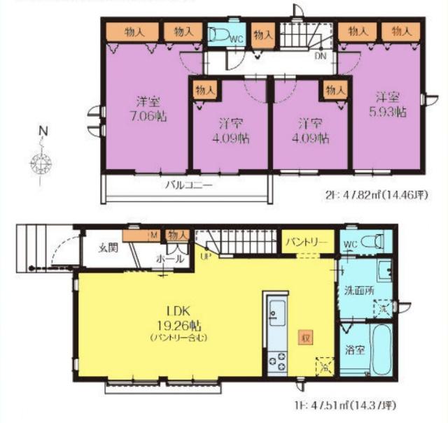 間取図　C号棟