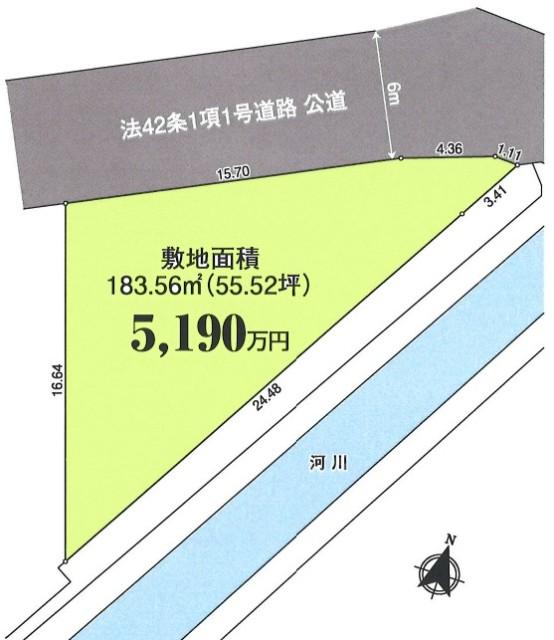 東村山市諏訪町Ⅰ期　全1区画 区画図