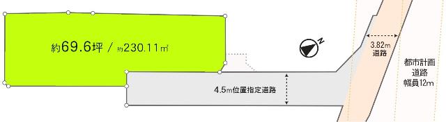 武蔵村山市三ツ木３丁目 区画図