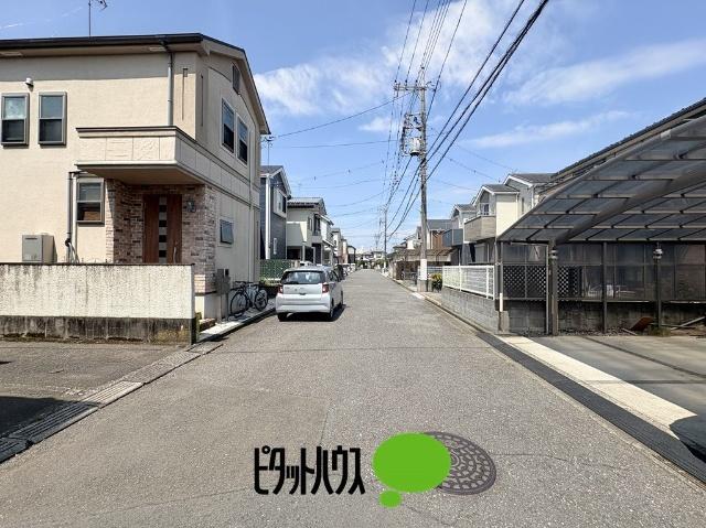 東大和市向原4丁目　土地 前面道路含む現地写真