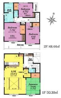 東村山市久米川小平全13区画　4号地 部屋画像