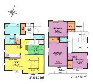 東村山市久米川小平全13区画　6号地 部屋画像