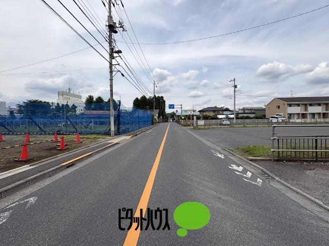 武蔵村山市本町1丁目　土地 前面道路含む現地写真