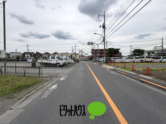 武蔵村山市本町1丁目　土地 前面道路含む現地写真