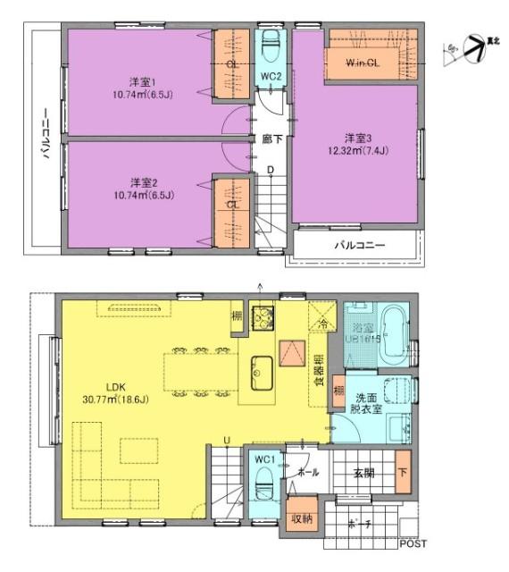 武蔵村山市三ツ木３丁目　全2区画　1区画 部屋画像