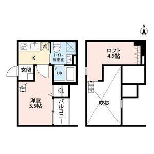 コンフォート　鈍池(コンフォートニブイケ)（201） 間取り図画像