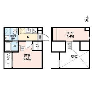 カーサ　ベル　稲生(カーサベルイノウ)（203） 間取り図画像