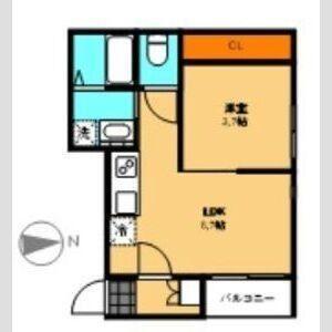 ベストステージ大杉（102） 間取り図画像