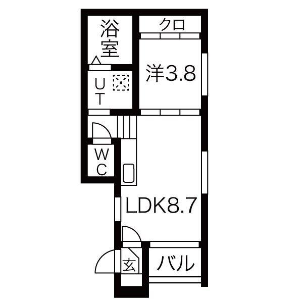 エルカーサ千種（302） 間取り図画像