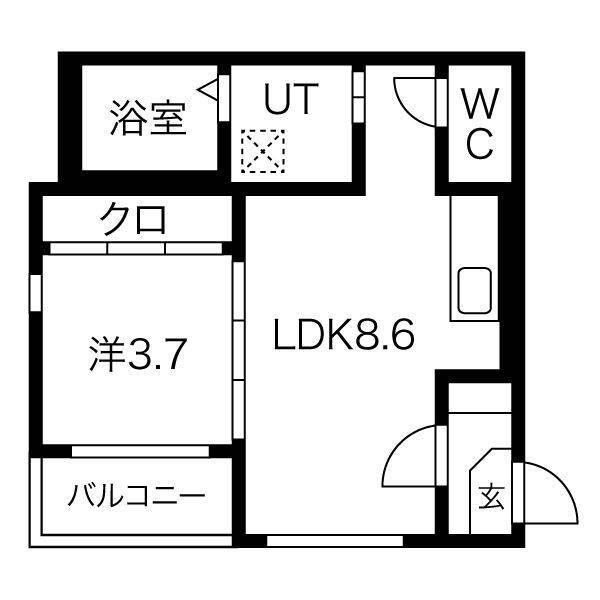 ハーモニック御器所（301） 間取り図画像