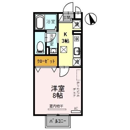 セジュール環水（105） 間取り図画像