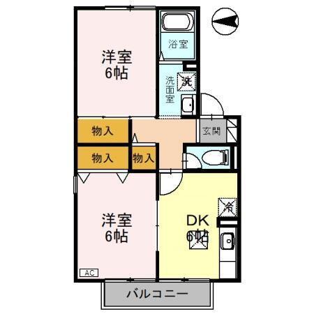 アルメリア（101） 間取り図画像