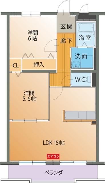 ハートフルマンション蘭（104） 間取り図画像