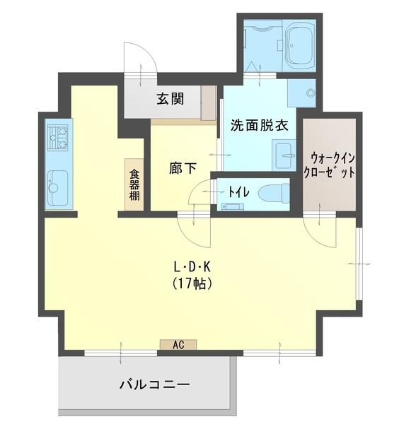富山市星井町マンション 間取り図画像