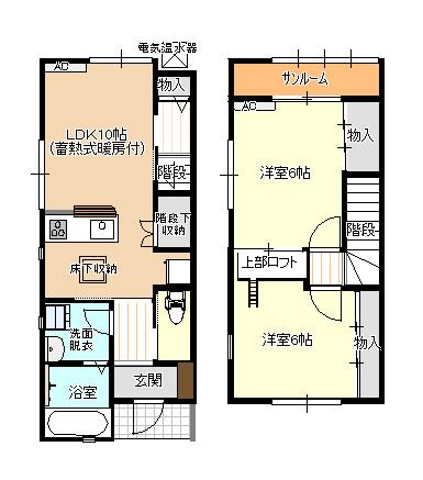 ファイン婦中　E棟（1） 間取り図画像