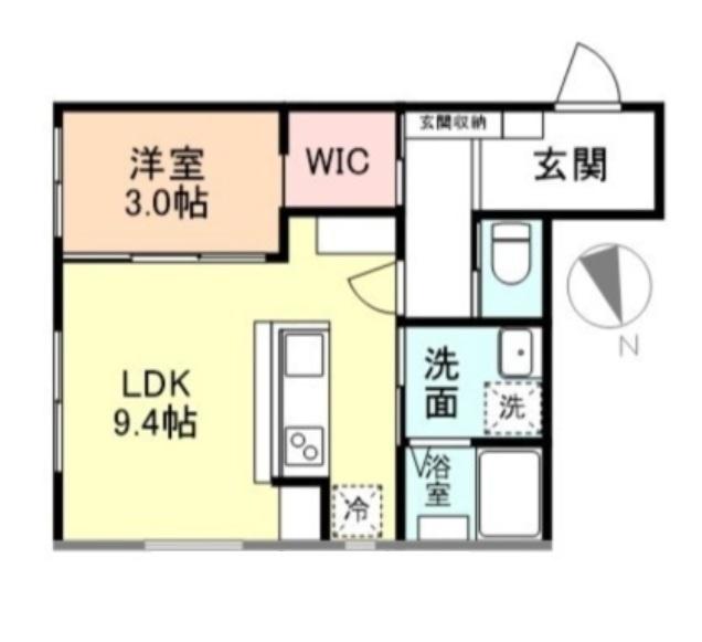 Felice　稲荷公園前（202） 間取り図画像