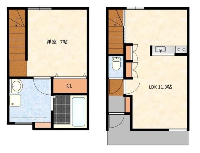 Grasse本郷町I（2） 間取り図画像