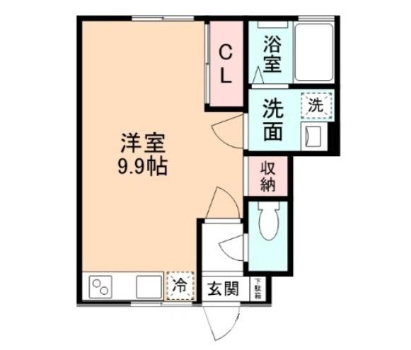 RIMOWA下轡田（108） 間取り図画像