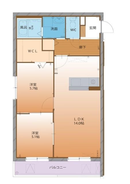 ハートフル・ラシーヌ（306） 間取り図画像