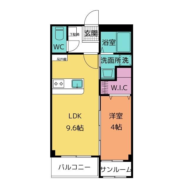 Vita Rosa（303） 間取り図画像