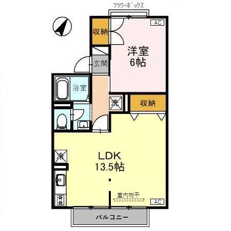 ライブタウンKUBO（103） 間取り図画像