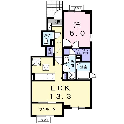 ブリエ・カメリア（101） 間取り図画像