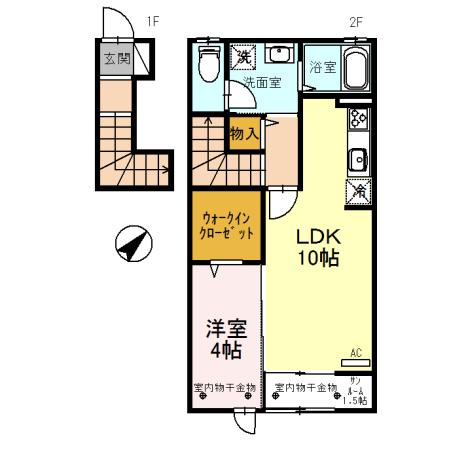 D-roomエンゼル（203） 間取り図画像