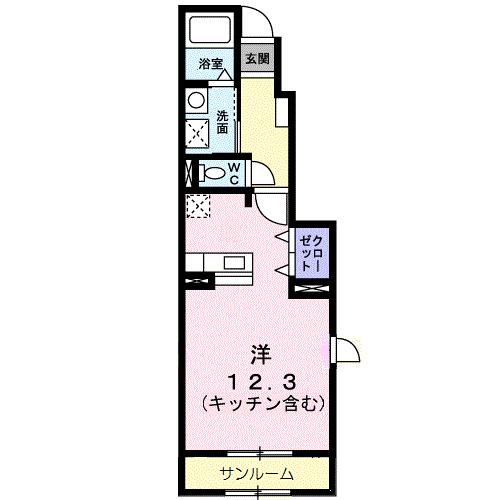 ミューＡ（101） 間取り図画像