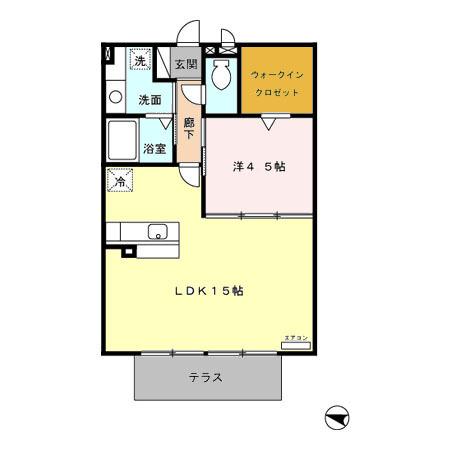 サニー ヴィレッジ（102） 間取り図画像