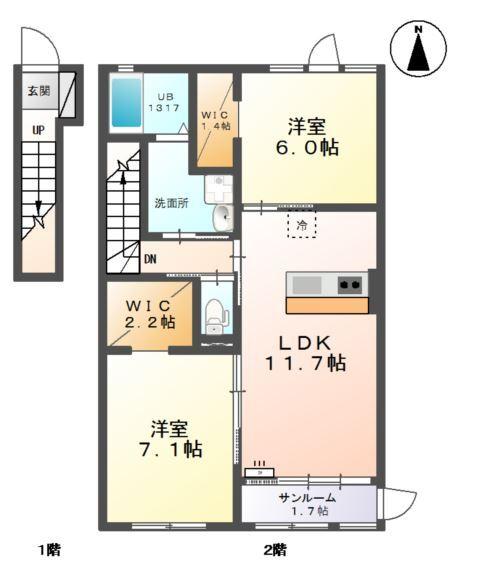  間取り図写真