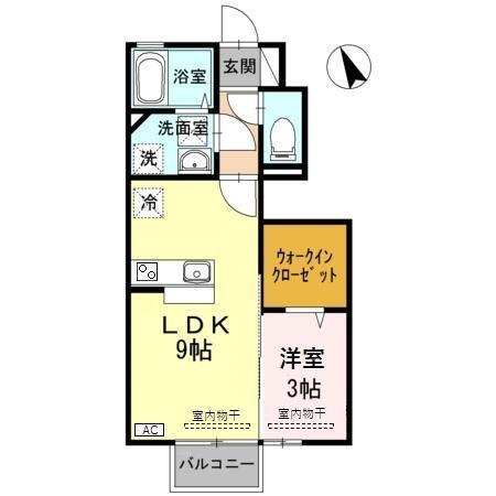 D-roomフレンド（105） 間取り図画像