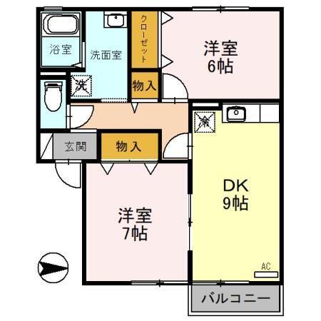 リヴェールハウス（102） 間取り図画像