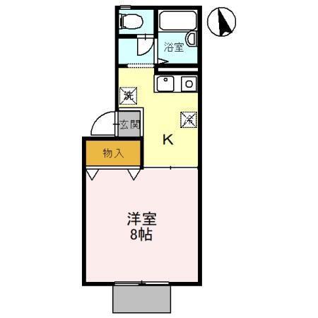 コーポナガハラ（101） 間取り図画像