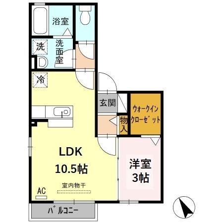 ＨＯＵＳＥたんぽぽ（208） 間取り図画像