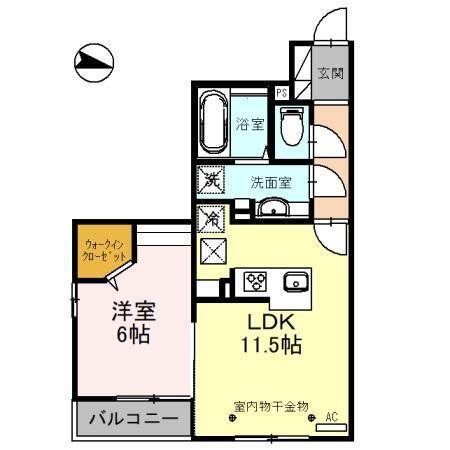 Grand・Lead（103） 間取り図画像