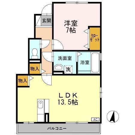 D-room大泉東町（101） 間取り図画像