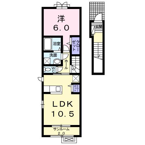 タフト（205） 間取り図画像