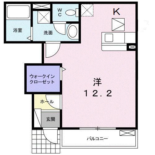 第２　レイク　ヴィレッジ（102） 間取り図画像