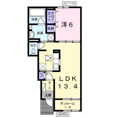 スマイル　ベスト（103） 間取り図画像