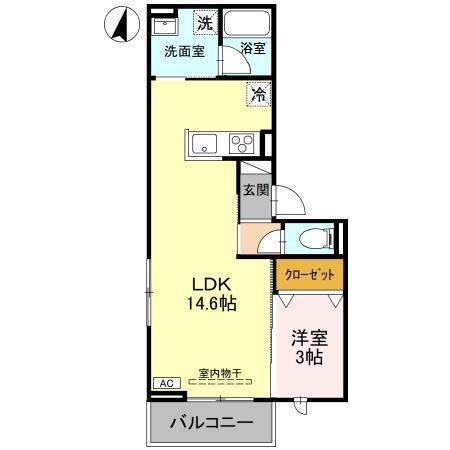コタージュ七番館（302） 間取り図画像
