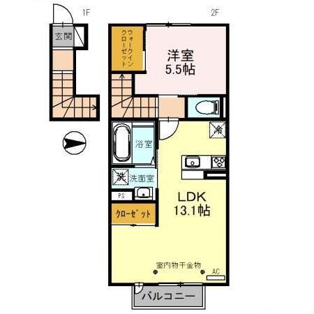 グリーン・ライト（202） 間取り図画像