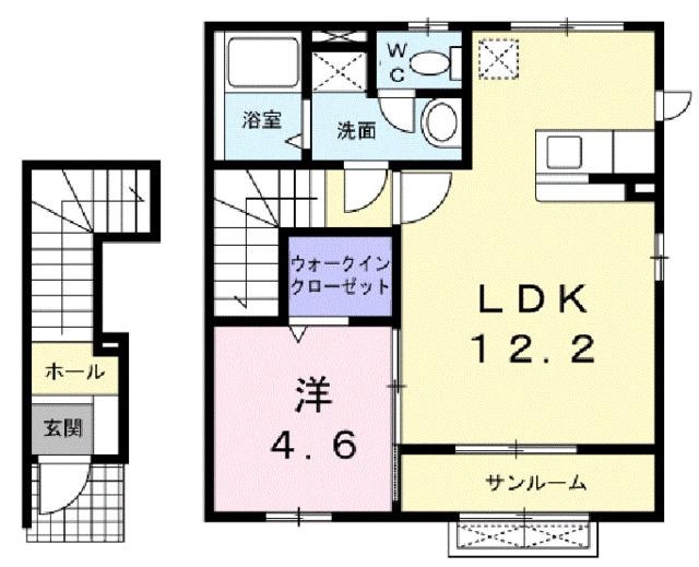 イーザ（202） 間取り図画像