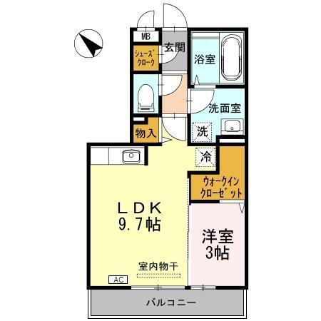 D-room五福（108） 間取り図画像