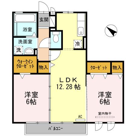 ボン ヴィラージュ（205） 間取り図画像
