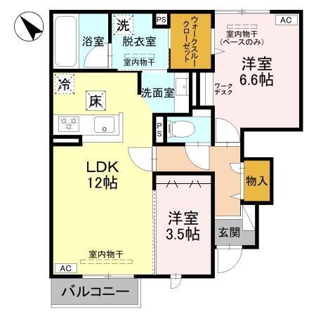 グラン　クレール（107） 間取り図画像