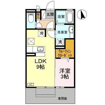 モナリエ大泉（107） 間取り図画像