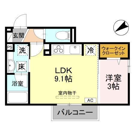 ツインリーフ（102） 間取り図画像