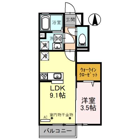 D-room ANNEX21（102） 間取り図画像