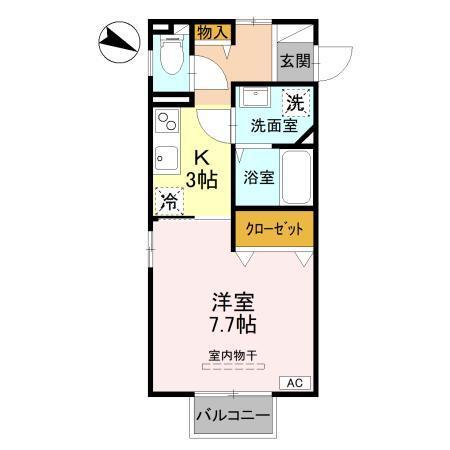 ウィット寺町（203） 間取り図画像